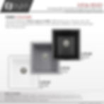 Thumbnail: STYLISH 16'' KELSO S-816L Gray Composite Granite Kitchen Sink