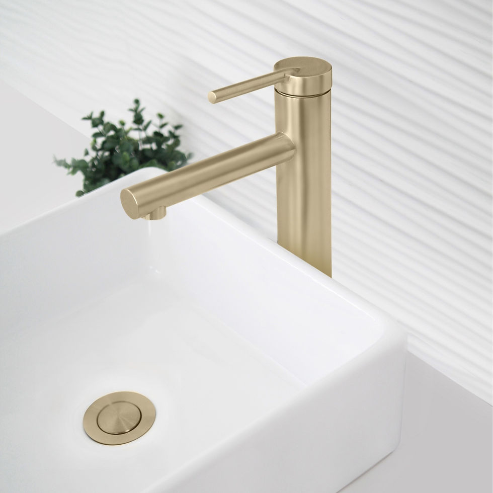 Miniature : STYLISH Single Handle Bathroom Faucet B-123G