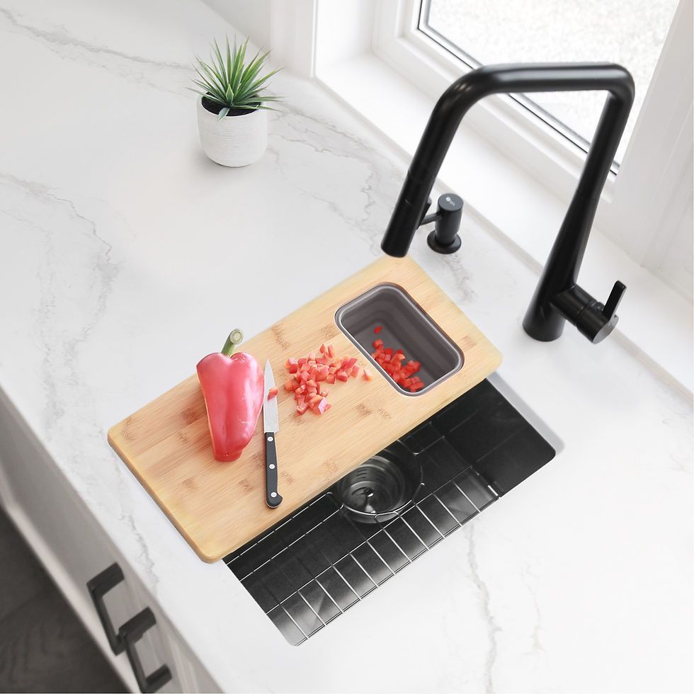 Thumbnail: STYLISH 16'' LAVA S-709XN Single Bowl Kitchen Sink