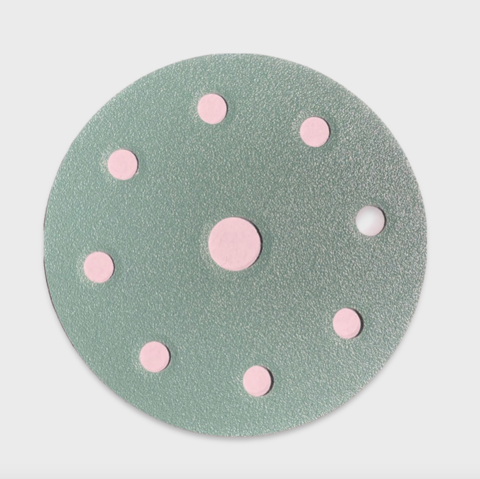 Schleifscheibe 125 mm, mit 9 Loch aussen