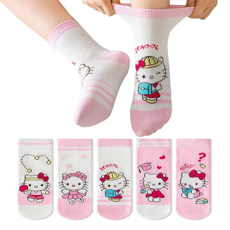 Miniatura: Children Jackets Autumn Spring Girls hello kitty Outerwear Coats Cute Cartoon Ja