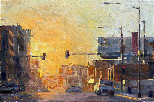 Waiting for Green by artist Clyde Steadman | Lovetts Fine Art Gallery