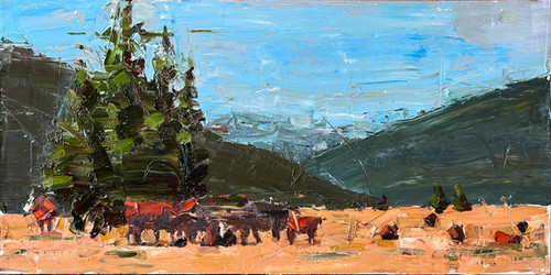 Fall Pasture by artist Clyde Steadman | Lovetts Fine Art Gallery