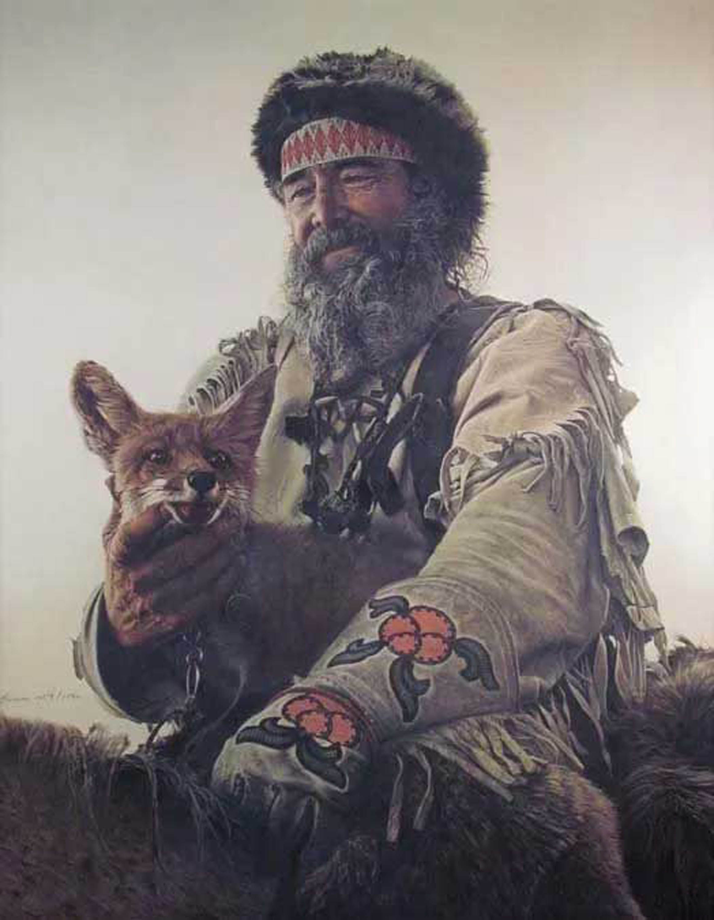 Mountain Man and His Fox