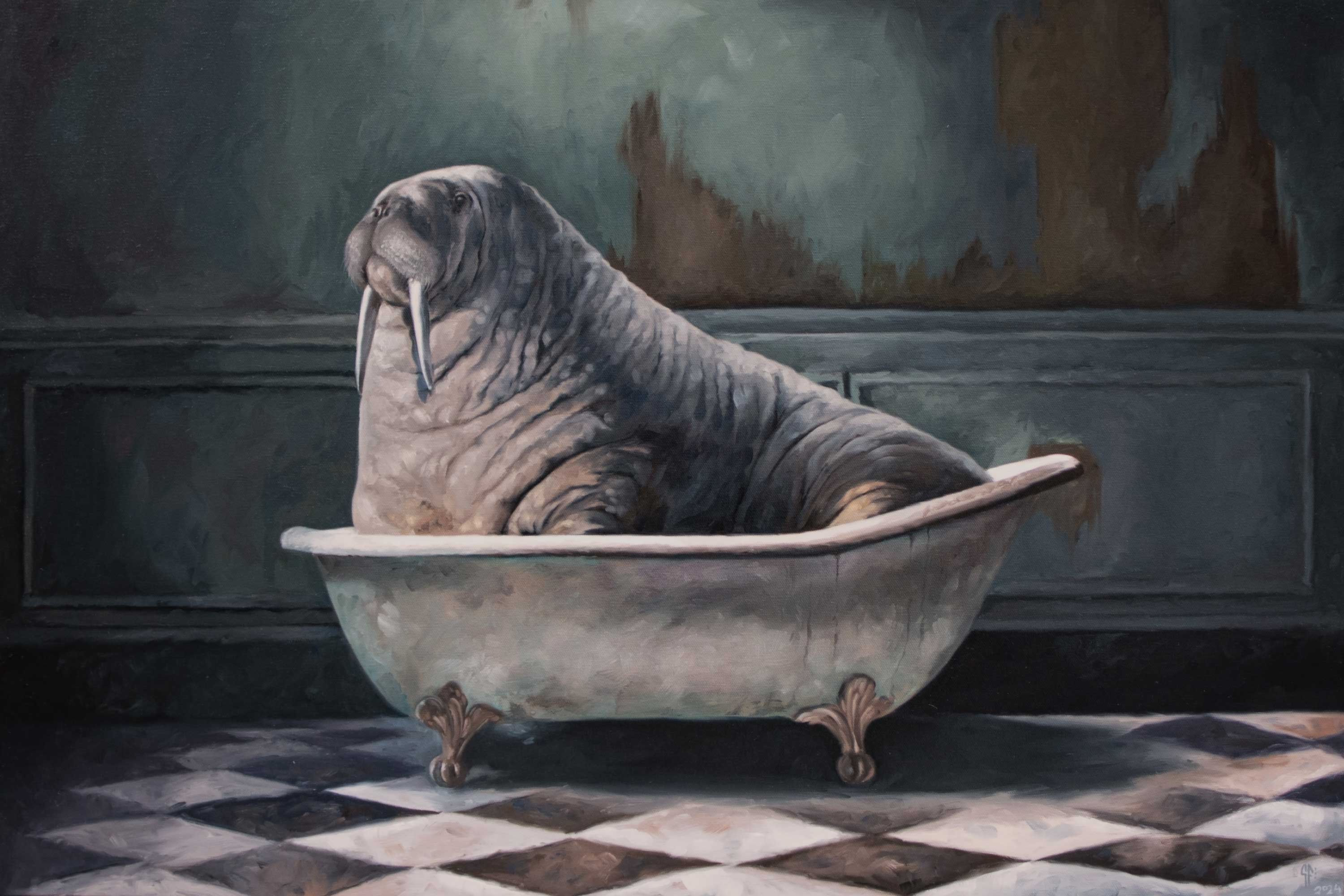 Walrus in a Tub