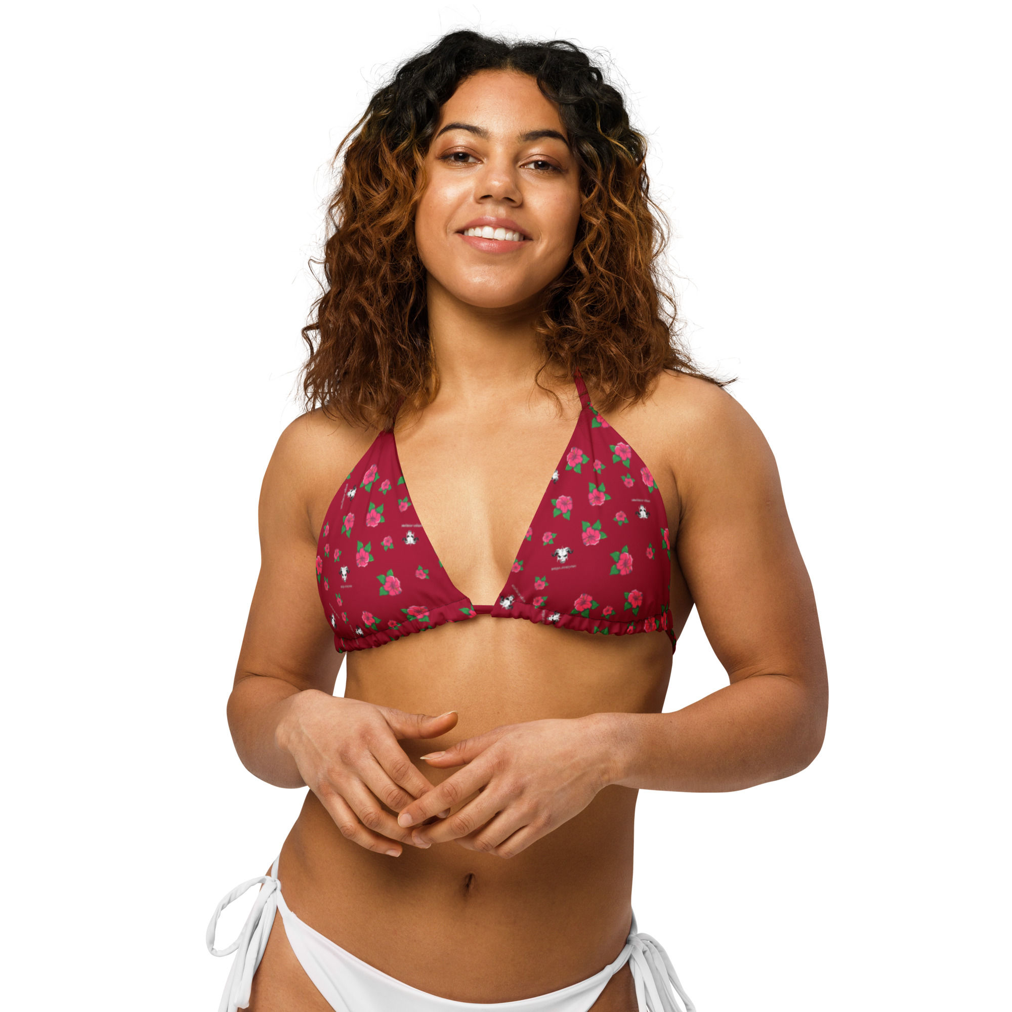 BS Sun-Kissed Twins string bikini top
