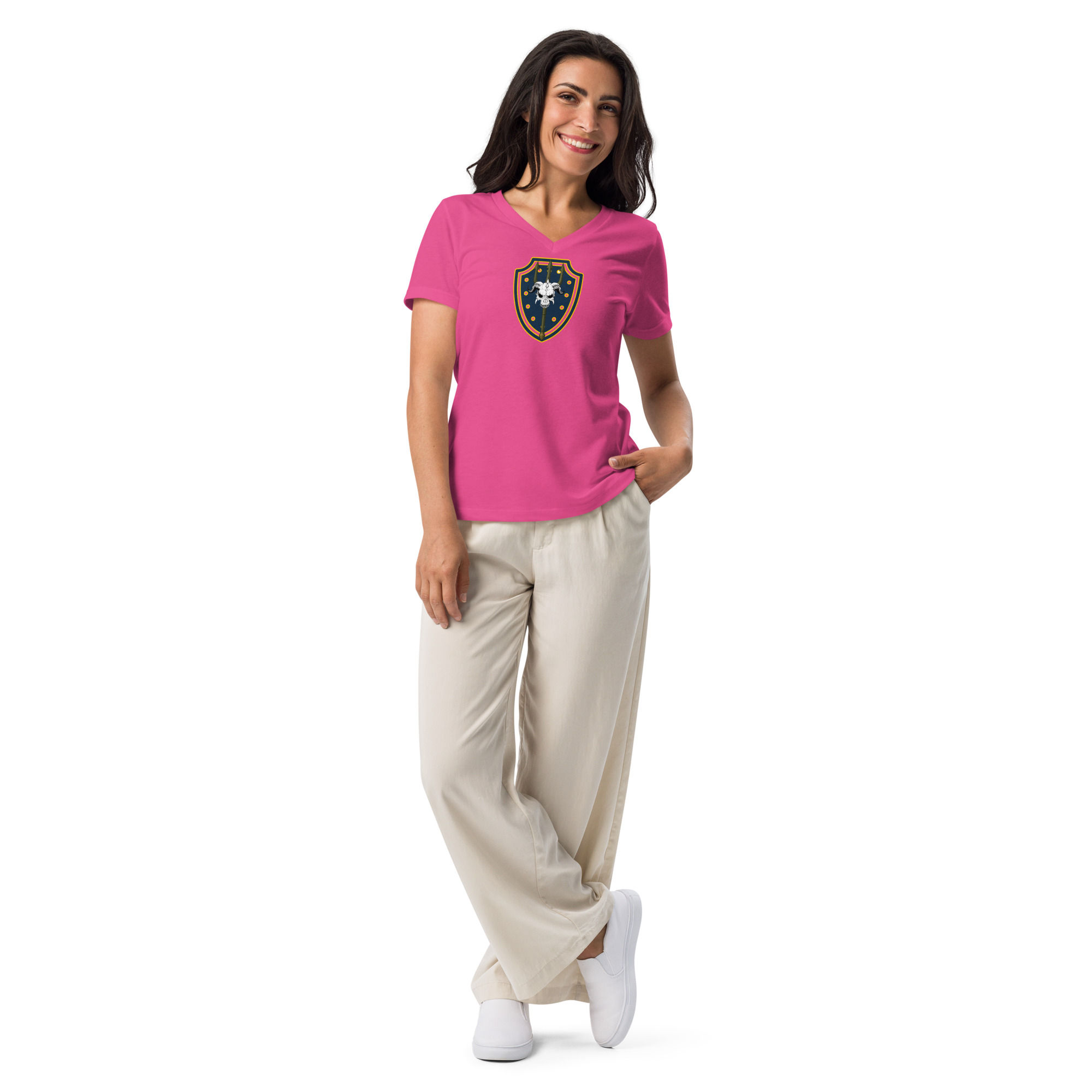 Women’s Trident Relaxed V-Neck T-Shirt