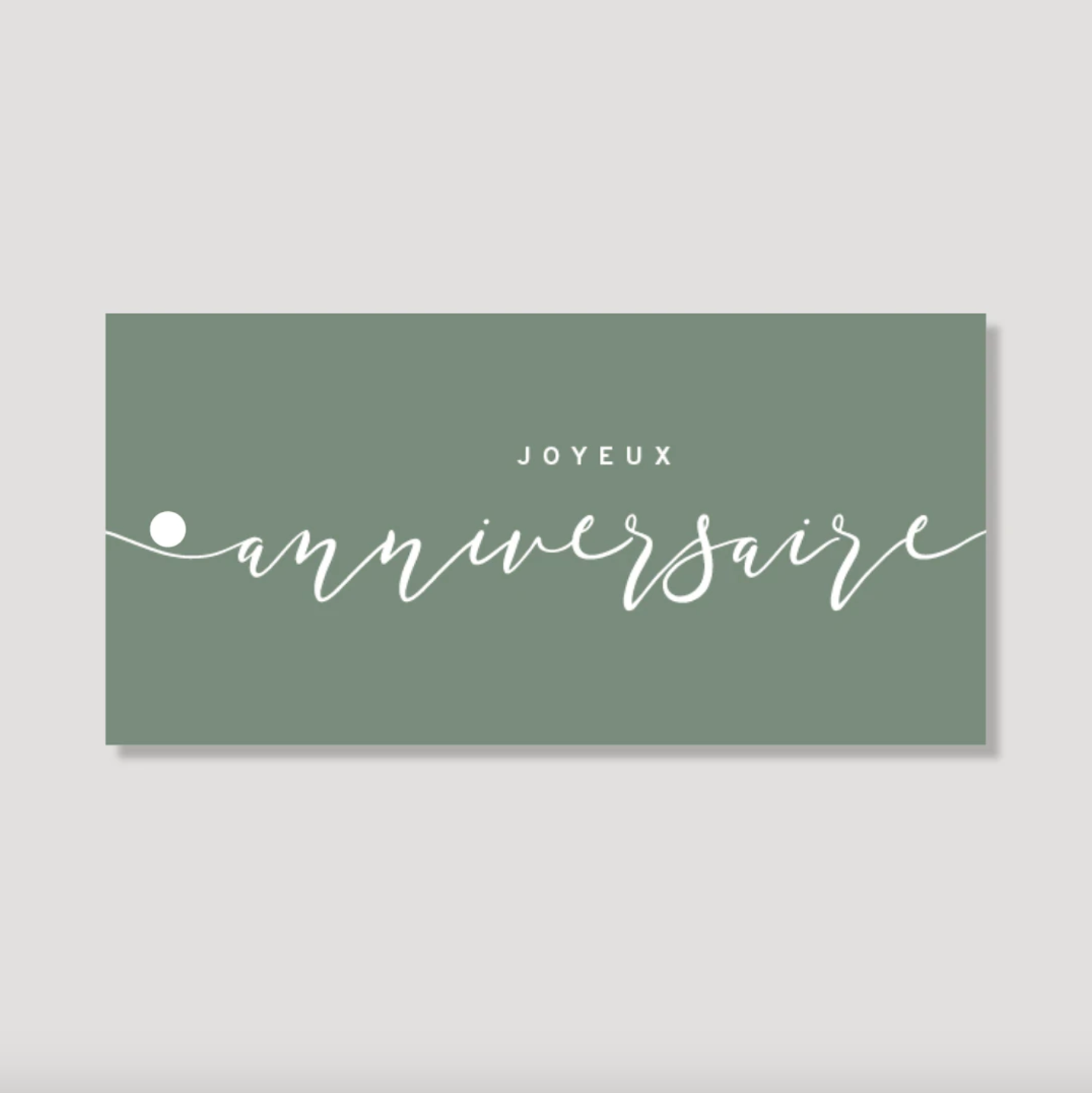 Etiquette de voeux "Joyeux anniversaire"