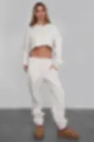 Cozy White Sweatpants