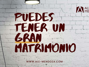 Puedes tener un tran matrimonio, no sólo sobrevivir a él