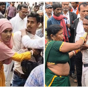 कोर्ट परिसर बना रहा अखाड़ा, दो अलग-अलग मामलों में पत्नियों ने जमकर कर दी पति की धूनाई