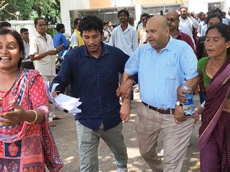 बंदोबस्त कार्यालय में हंगामा, एएसओ को लेकर पहुंचे आयुक्त कार्यालय