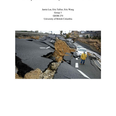 GEOB 270 Final Project: Earthquake Risk Assessment