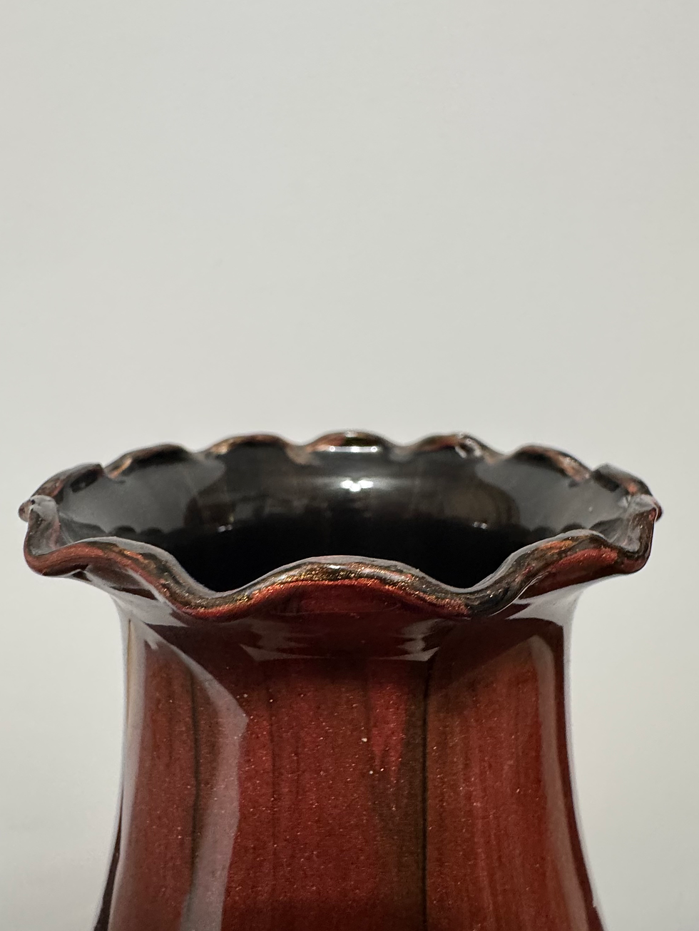 Thumbnail: 6.5” Vase Copper and Black