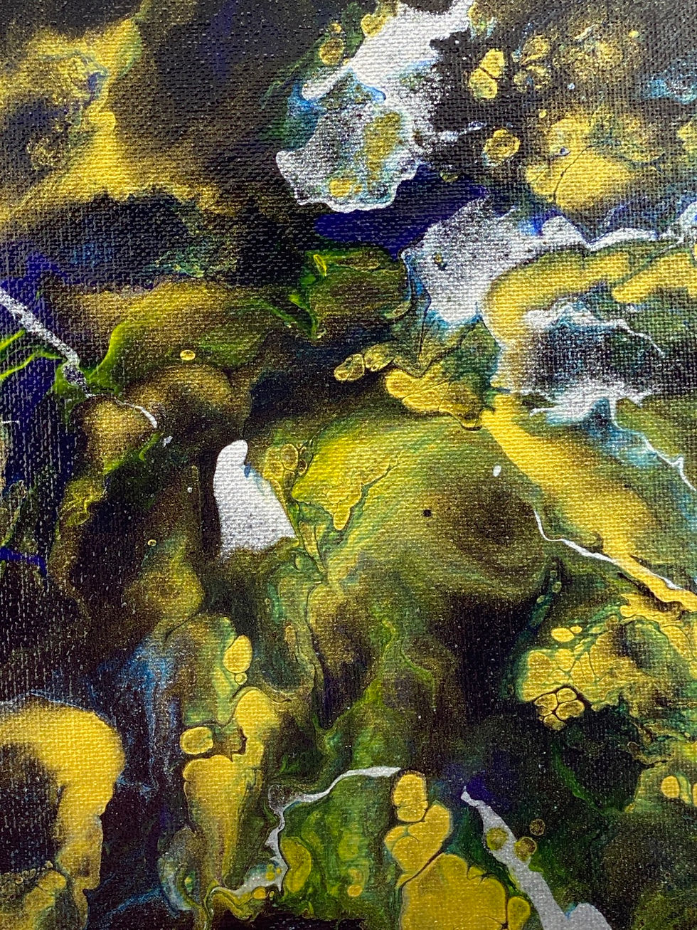 Thumbnail: Blue and Gold 14x14