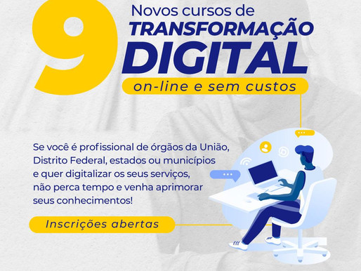 9 Cursos de Transformação Digital - Online e sem custos