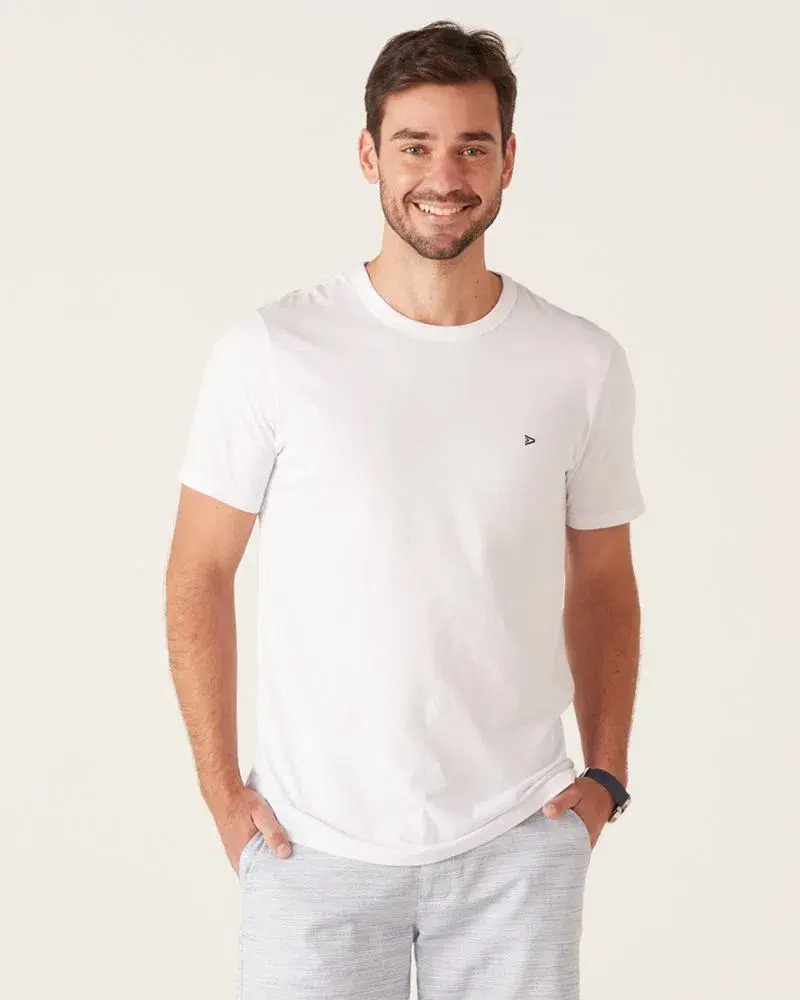 Thumbnail: CAMISETA BÁSICA MASCULINA SLIM EM ALGODÃO