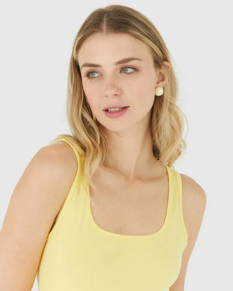 Thumbnail: REGATA BÁSICA FEMININA ALÇA MÉDIA EM ALGODÃO