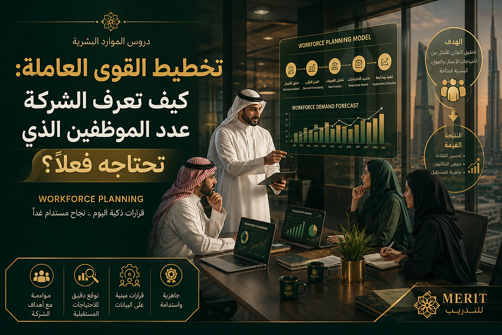 تخطيط القوى العاملة: كيف تعرف الشركة عدد الموظفين الذي تحتاجه فعلًا؟