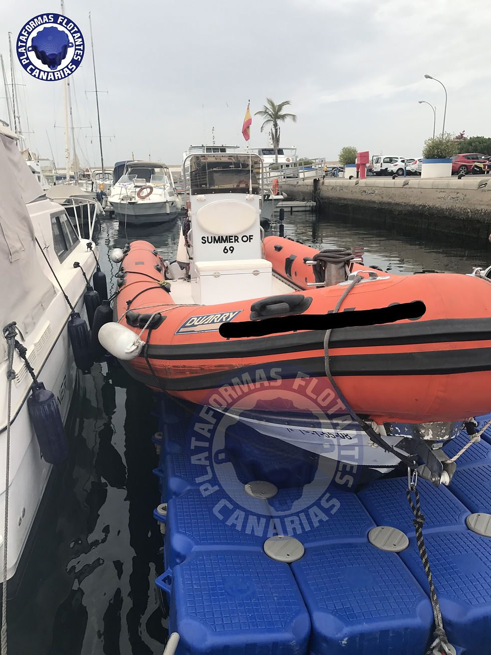 Plataforma lancha rapida de 7.5 m