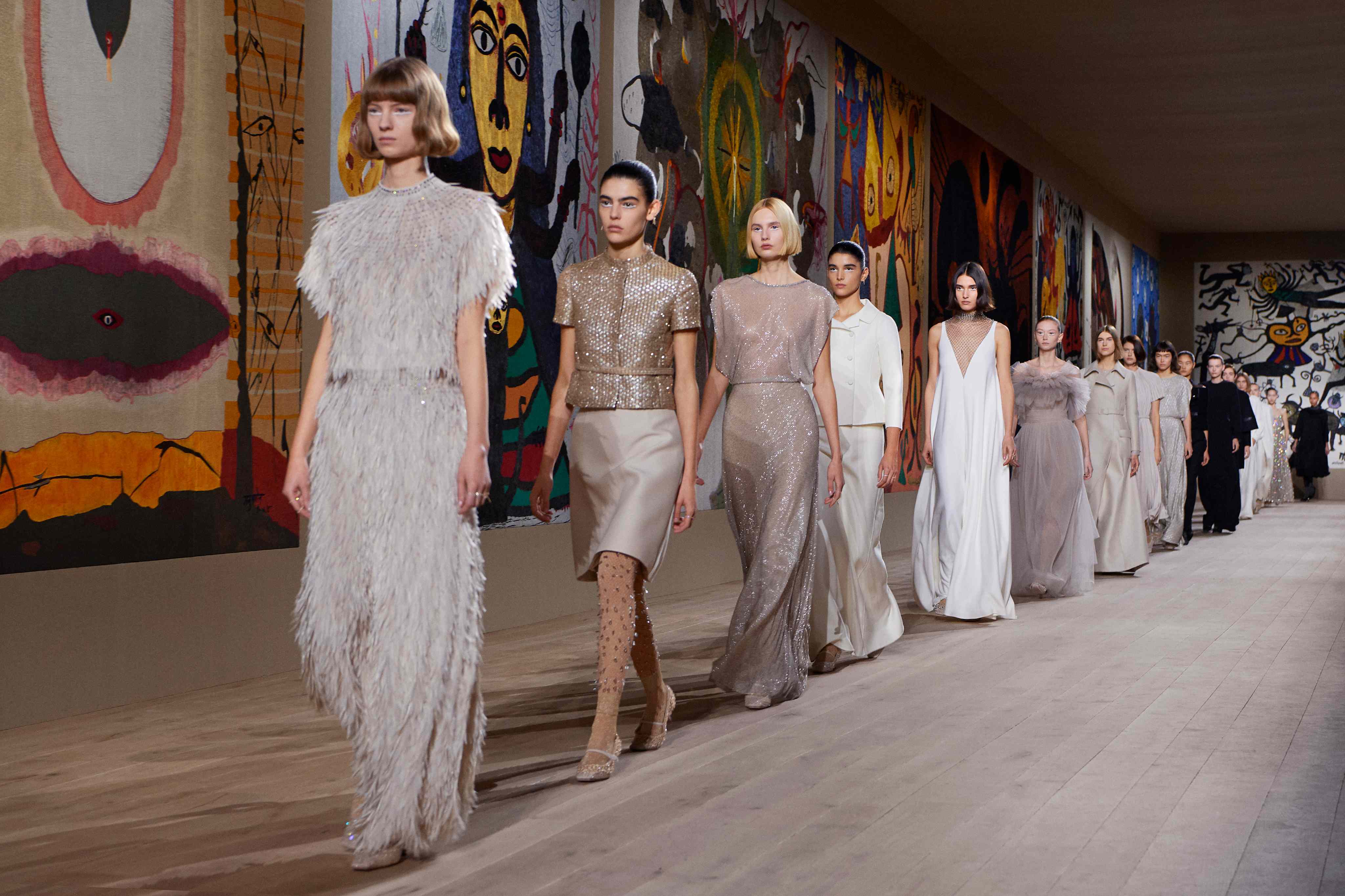 Détails haute couture et front-row