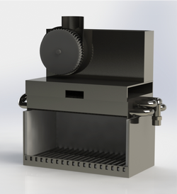 Burner, Heat Exchanger and Vent Fan