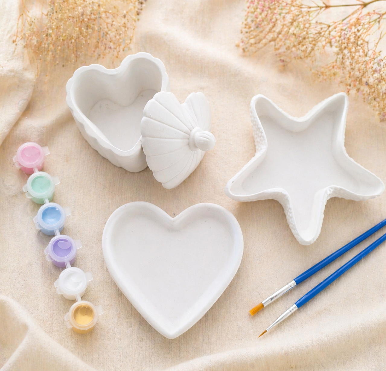 kit de peinture créatif pour enfants en céramique décorations