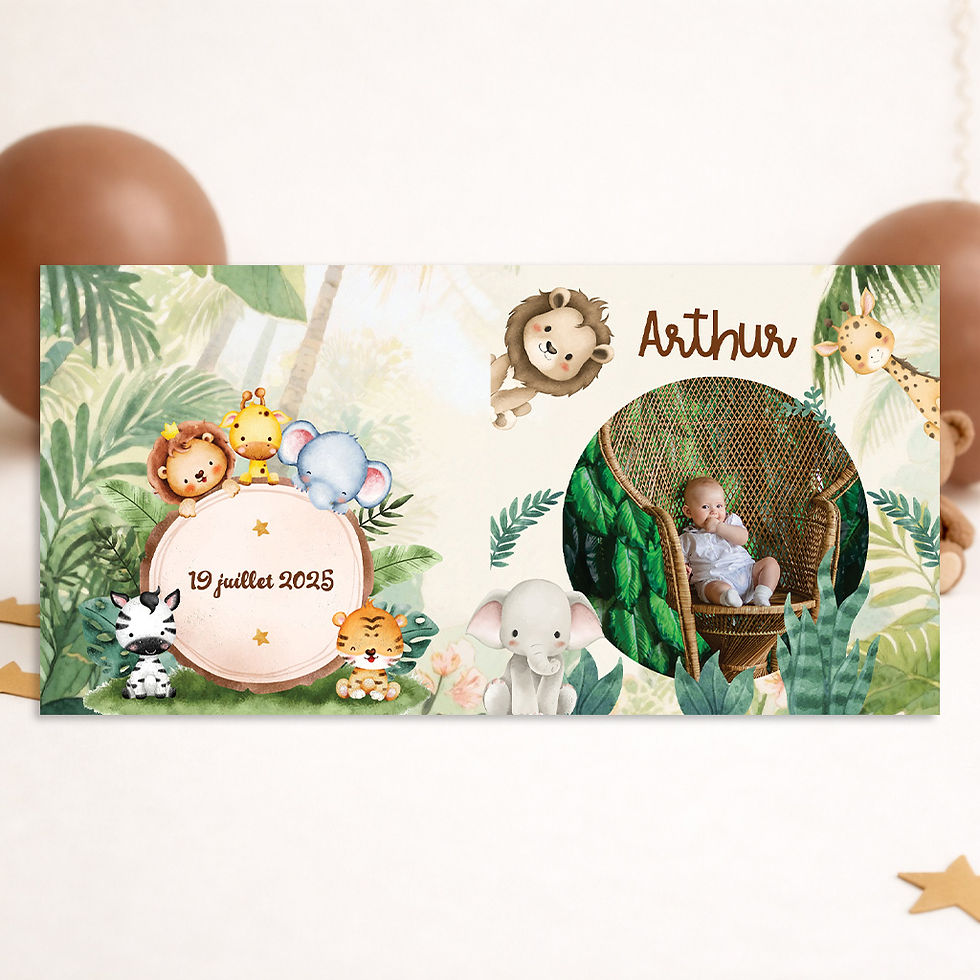 Miniature : Faire-part de naissance personnalisés et originaux imprimés