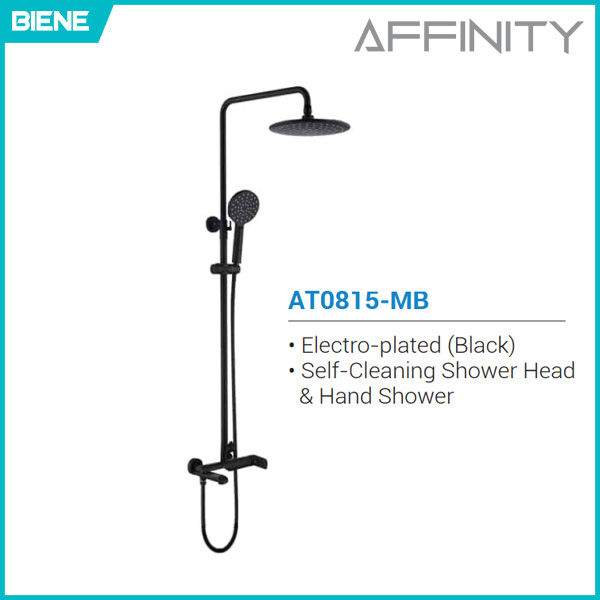 AFFINITY AT0815-MB 3-Way Rain Shower Set