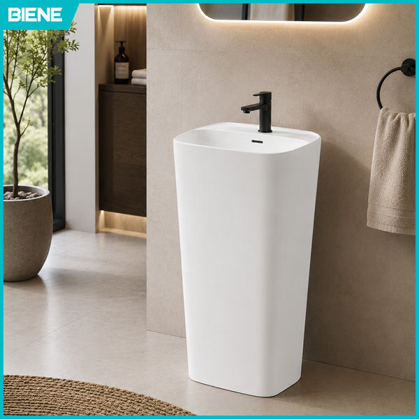 AB6362-WH Free Standing Basin
