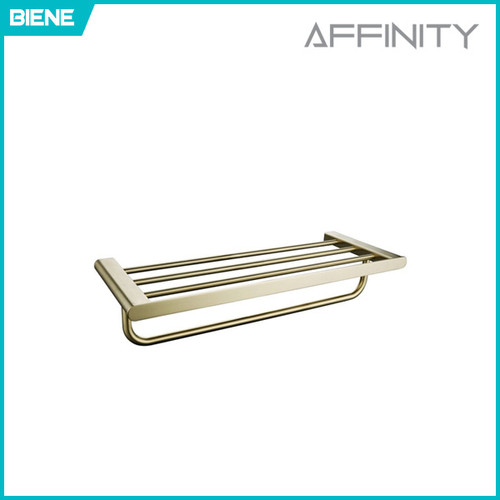 AFFINITY AQ5953 Towel Rack Brushed Gold | Biene