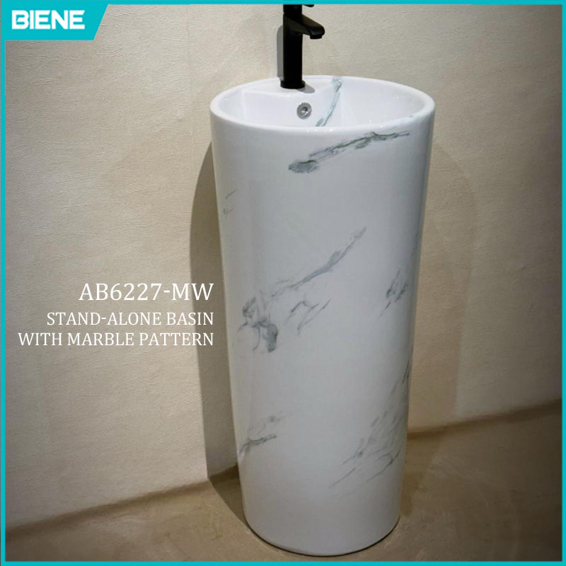 Thumbnail: AB6227-MW Standalone Pedestal Basin