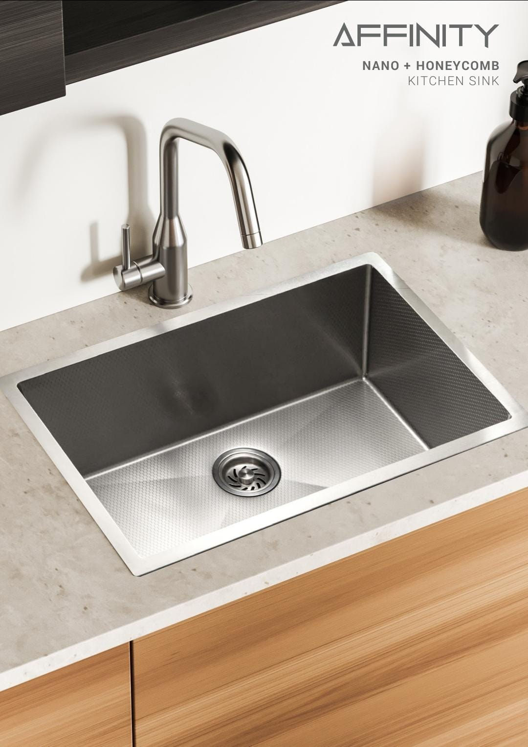 AFFINITY Nano HoneyComb Kitchen Sink