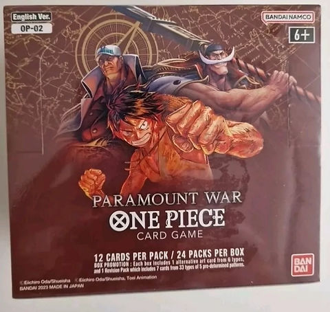 paramount war booster box english One Piece OP-02 Japan2UK Increase the number of techniques at your disposal paramount war one piece booster
