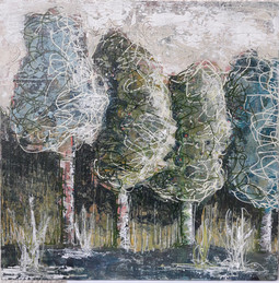30 x 30 cm,
Acryl auf Holzplatte