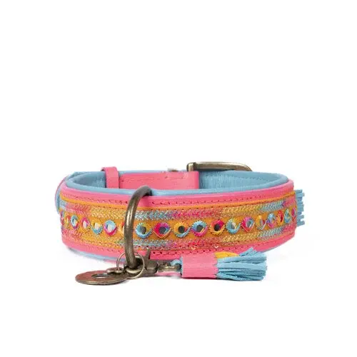 Miniaturbild: DWAM Lederhalsband Indian Summer