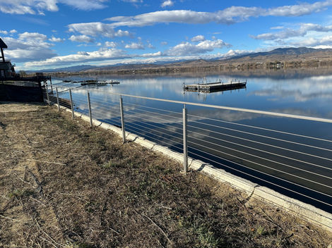 Stainless Steel Seawall railing