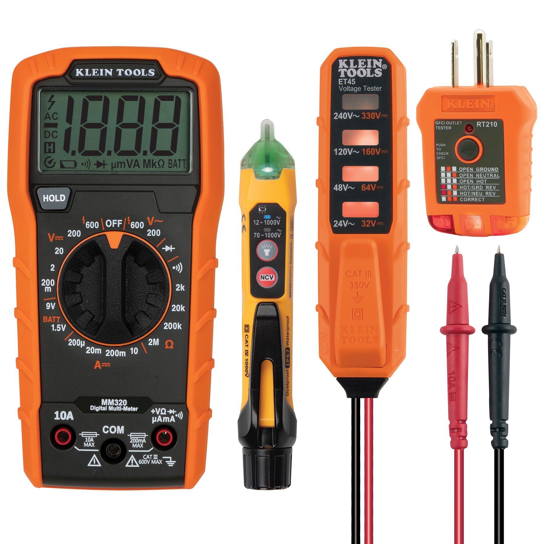 MM320KIT Kit de prueba eléctrica de multímetros digitales