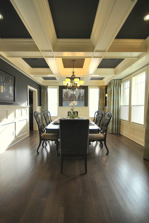 Dining Room Re-Design in Edmonton, AB for Magazine Photo Shoot traditional dining room
