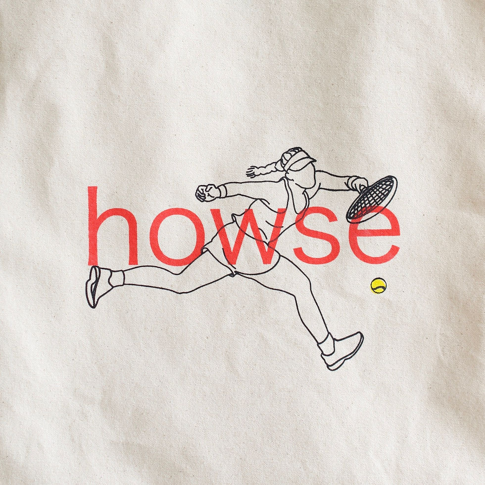 サムネイル： howse SOUVENIR TOTE - 5 (howse/tennis/hingis)