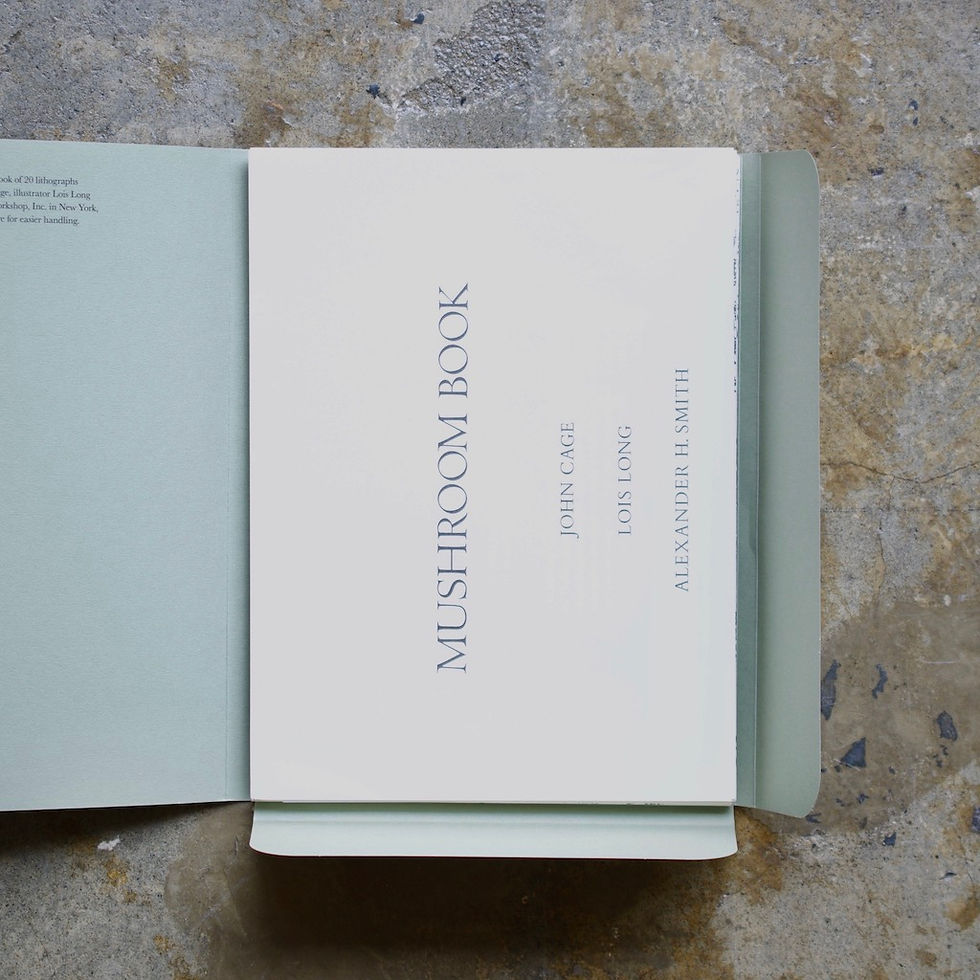 サムネイル： A MYCOLOGICAL FORAY by John Cage