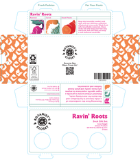 Ravin' Roots Outside Flat Dieline