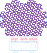 Flashy Fruits Inside Flat Dieline