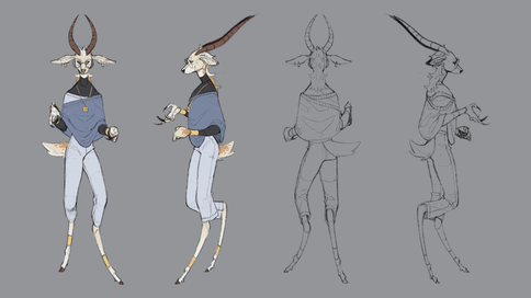 Deer Turn Around Rough