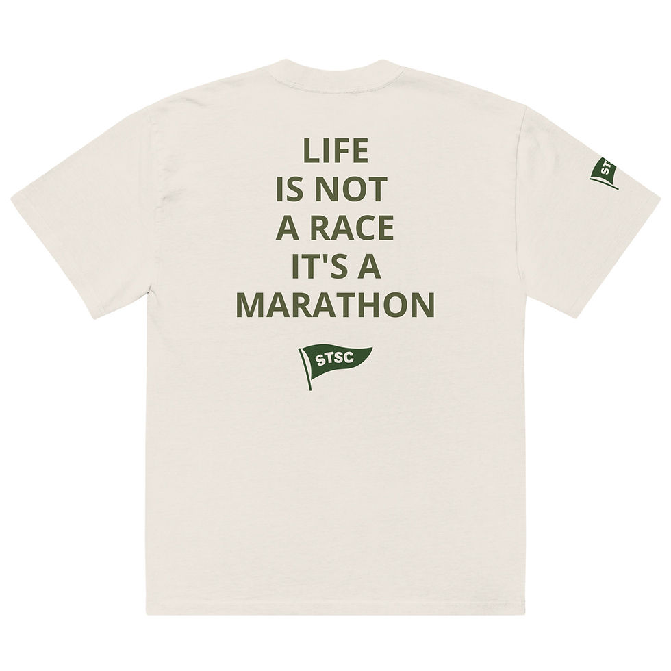 Thumbnail: Marathon Oversized faded t-shirt