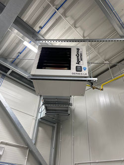 Montaż Nagrzewnicy gazowej.