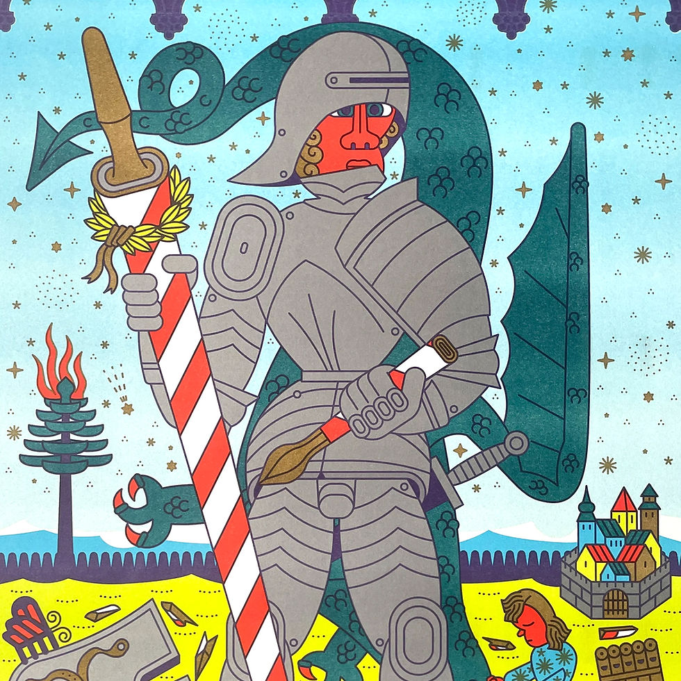 Miniaturbild: Shiwen Sven Wang — Heiliger Georg / Art Print