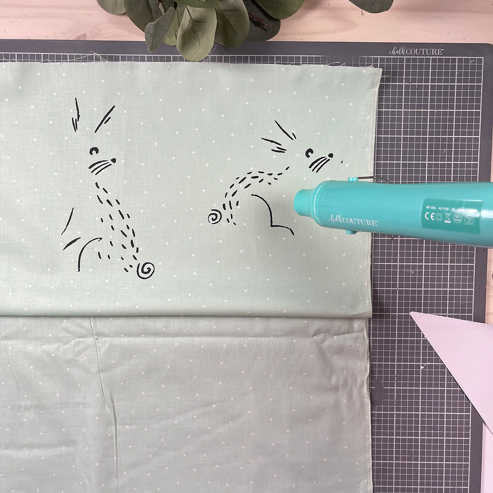 DIY Embroidery Hoop Door Hanger Project | SojoChalks.com | Chalk Couture