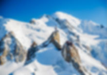 Aiguille du midi, le mont-blanc