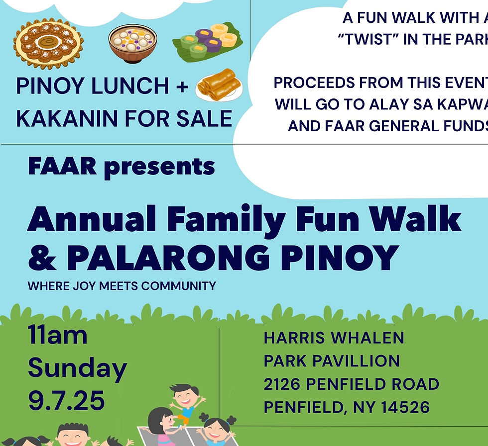 FAMILY FUN WALK - PALARONG PINOY